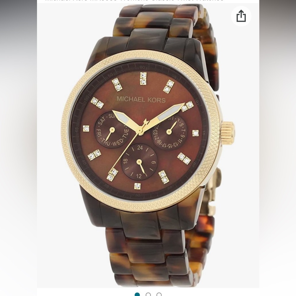 Michael Kors leopard watch